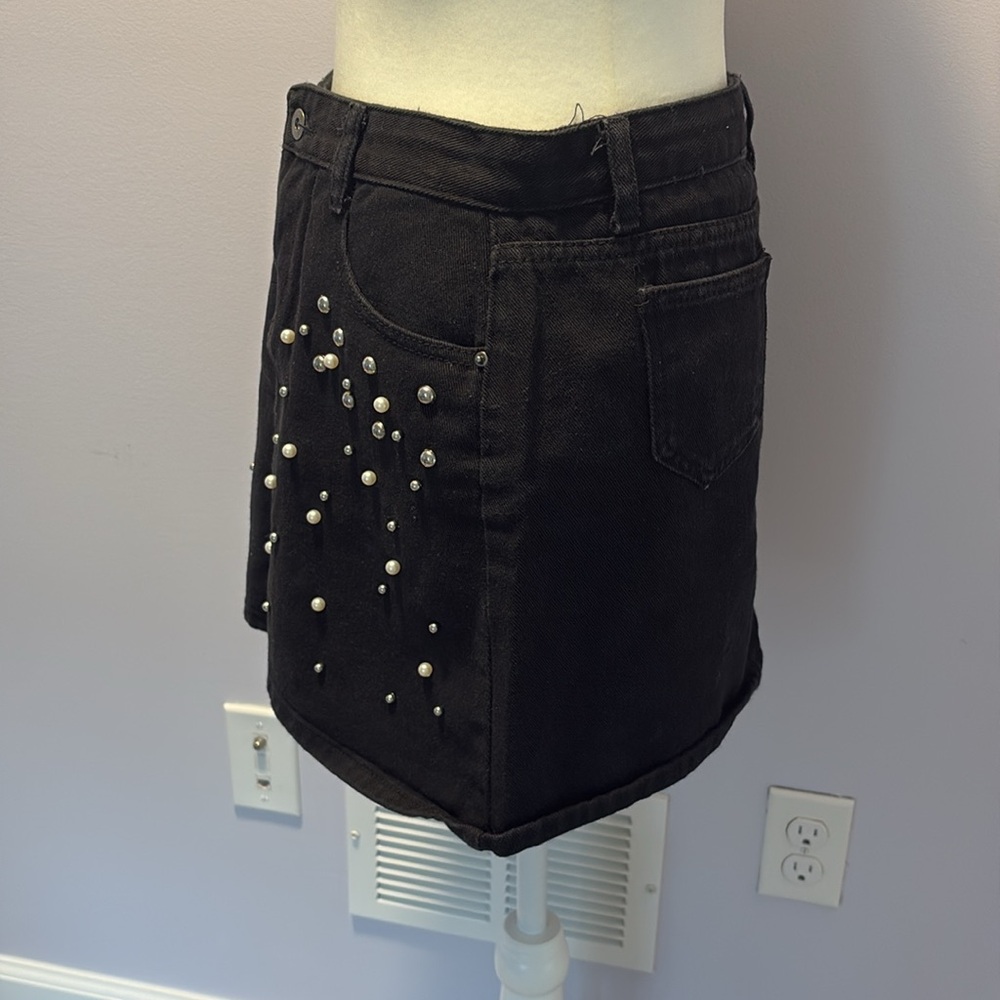 No Brand Studded denim skirt. - Picture 4 of 6